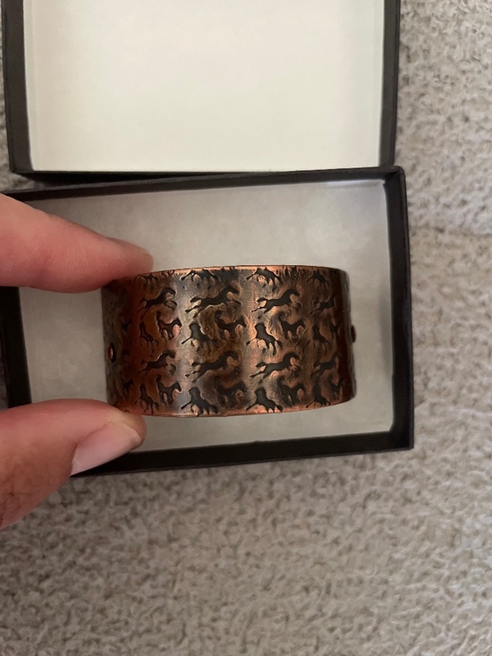 Hand Crafted Copper Horse Pony Barrette
